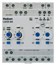 LUXOR 400, 4-х канальный базовый модуль Theben системы домашней автоматизации (арт. 4000000)