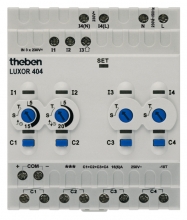 LUXOR 404, 4-х канальный модуль расширения Theben на DIN-рейку (арт. 4040000)
