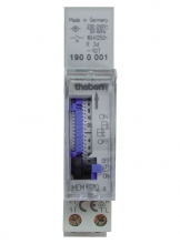 MEM 190 a, Аналоговый электромеханический одноканальный таймер Theben с сегментами на DIN-рейку (арт. 1900001)